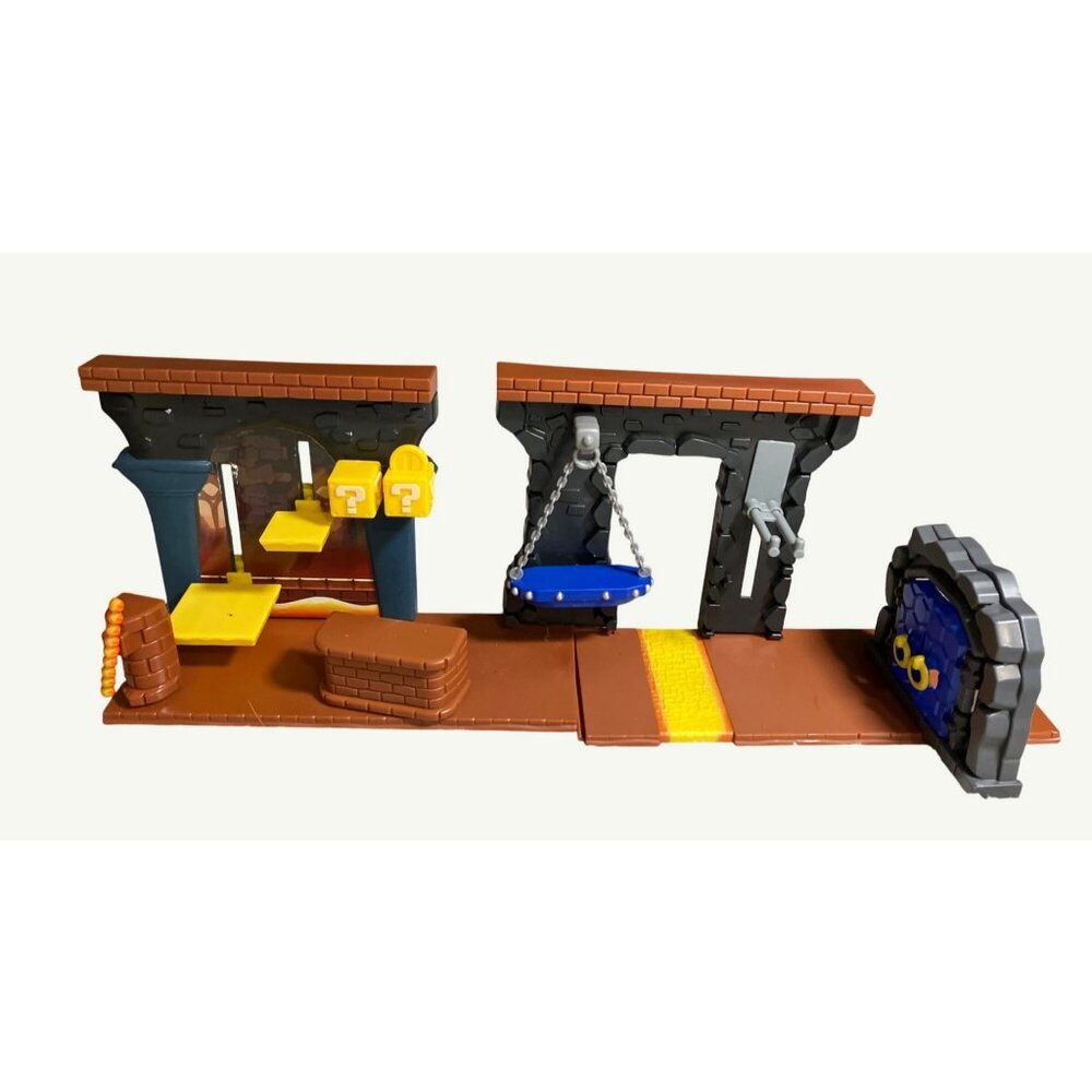 Super Mario Bros Deluxe Playset By Jakks Pacific 2019 Incomplete